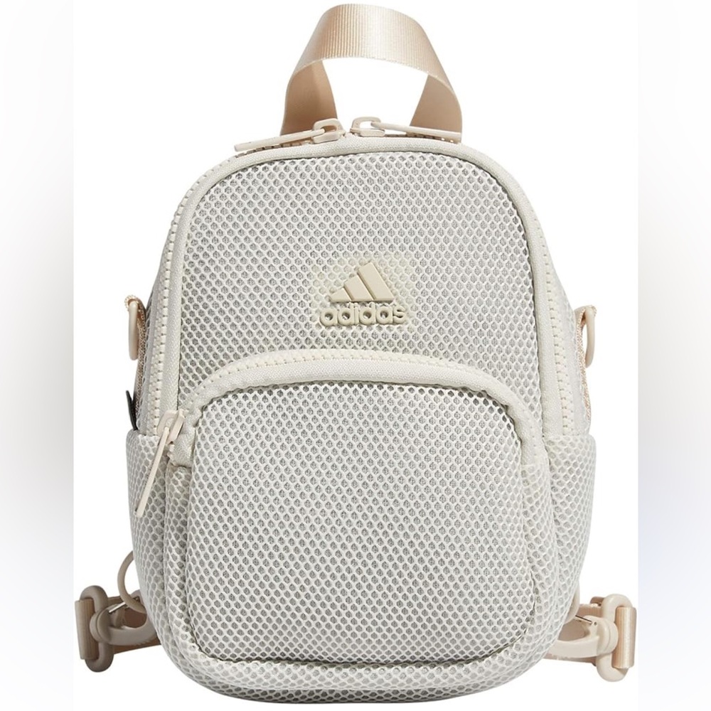 Adidas Airmesh Mini Backpack in Alumina Beige